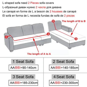 Elastinga Sofa Cover Ruožas Slipcover, kurių skerspjūvio Sofos Apima Kambarį Mandala Sofos Dangtelio Kampas Fotelis Padengti 1-4 Seaters