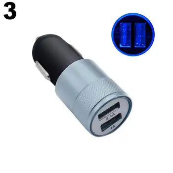 LED 5V 2.1 Dual USB Greitas Automobilinis Įkroviklis Adapteris, skirtas 
