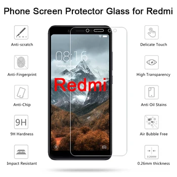 Grūdintas Stiklas Xiaomi Redmi 6 Pastaba Pro Screen Protector Filmas Pastaba 4 4X 5 6A Apsauginis Stiklas Redmi Pastaba 5A Prime 2 3