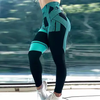 LAISIYI Naujas Moterų 3D Spausdinimo Leggins Plius Dydis Moterų Treniruotės Antblauzdžiai Aukštos Juosmens, Plonas Fitneso Legging Sporto 25 Stilių Kelnės