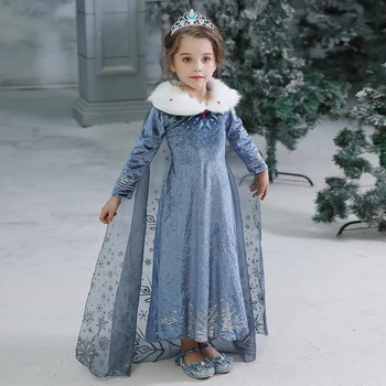 Išgalvotas Šalis, Mergaičių Suknelės Helovinas Dress Vaikai Vaikai Cosplay Kostiumų Princesė Suknelė