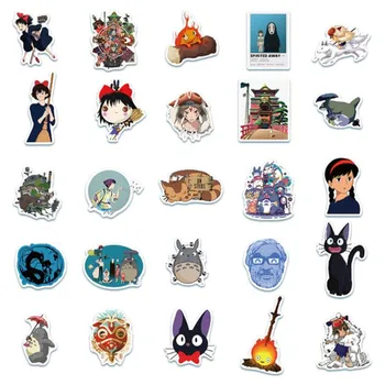 10/30/50PCS Japonų anime Hayao Miyazaki komiksai Atkakli Toli animacinis žaislas, lagaminas, nešiojamas telefonas, lipdukas, decal, didmeninė