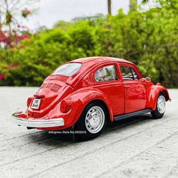 Maisto 1:24 Volkswagen Beetle klasikinių automobilių lieto modeliavimas lydinio automobilio modelį amatų dekoratyvinis kolekcijos žaislas įrankiai, dovanos