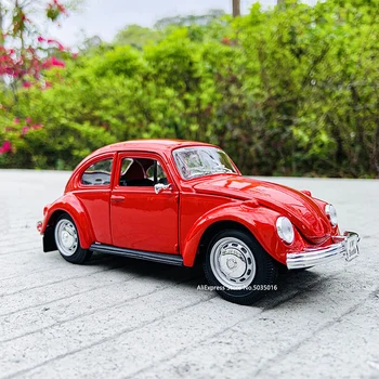 Maisto 1:24 Volkswagen Beetle klasikinių automobilių lieto modeliavimas lydinio automobilio modelį amatų dekoratyvinis kolekcijos žaislas įrankiai, dovanos