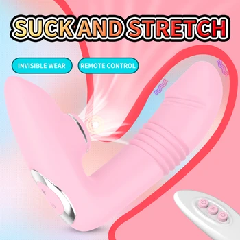 Belaidžio Kelnaitės Vibratorius Nešiojami Čiulpti G Spot Klitorio Stimuliatorius Makšties Orgazmas Dildo Dvigubos Vibracijos Sekso Žaislas Moterims