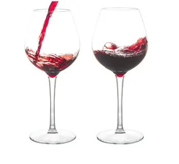 500ml, saugias ir sveikas tritan plastiko daugkartinio naudojimo klasikinis raudonas vynas, stiklo, Aiškus ir skaidrus goblet taurės nustatyti, neskaldytos