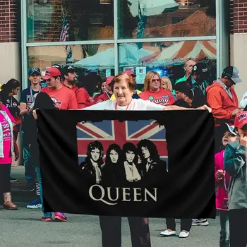 90*150cm Freddie Mercury Karalienė Juosta vėliavos apdaila Anglijos Karalienė vėliavas