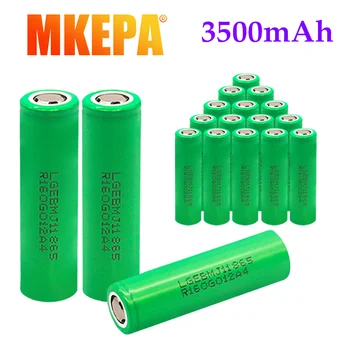 Nauja Baterija 3.7 v 3500mAh INR18650 LG MJ1 1865 10A biudžeto Įvykdymo patvirtinimo LG Li-ion Batteria