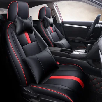 Honda Civic 10-osios kartos Automobilių Sėdynių užvalkalai ， Pilnas Komplektas su Vandeniui Odos，Tinka 2016-2021 Auto apsauga priedai