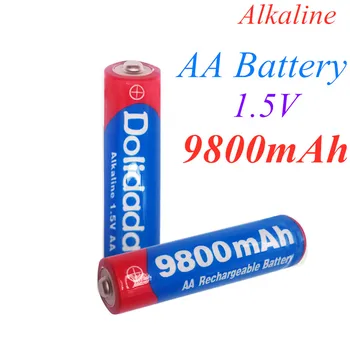 4-20PCS Naujas Prekės ženklas AA 9800mAh daugkartinio įkrovimo baterija 1,5 V Naujus Šarminis Įkrovimo batery led šviesos žaislas mp3