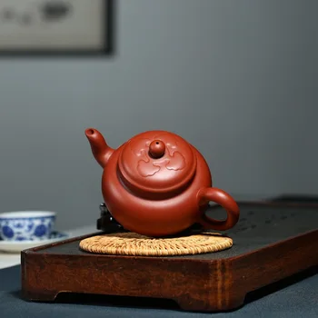 Zhiyixing Dingshu miesto Zisha arbatinukas žaliavos Dahongpao rankų darbo arbatinukas Dabin Ruyi arbatinukas