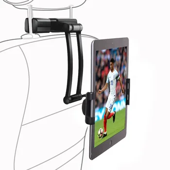 Aliuminio Tablet Automobilinis Laikiklis iPad Oro Mini 2 3 4 Pro 12.9 Atgal Sėdynės Pagalvėlės 5-13 Colių Tablet Telefono Stovas, 