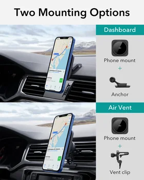 ESR Magnetinio Automobilinis Laikiklis iPhone 12 Pro Max Mini Magnetinio Telefono Kalno Stovi HaloLock Automobilių Oro Angos Magnetas Kalno Lopšys