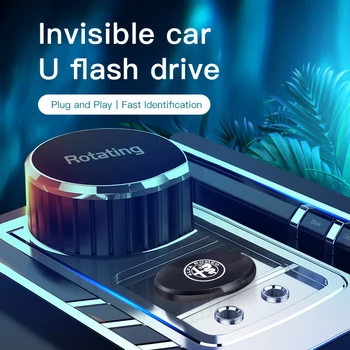 1Pcs Automobilio Logotipas Universalus USB 