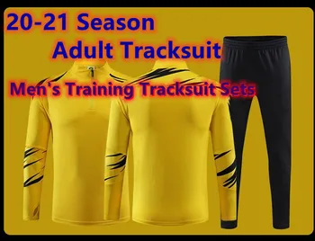 2021-22 naujas Vyrų Futbolo Mokymo Tracksuit Sportiniai Marškinėliai Megztinis Nustato suaugusiųjų Survetement bėgiojimas rinkiniai