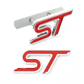 Išskirtinį Automobilio lipdukų Priekinės Grotelės Emblema Auto Grotelės Ženklelis Ford Focus ST 