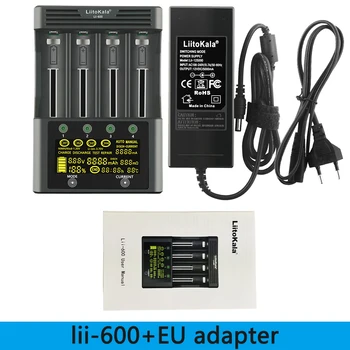 LiitoKala lii-500 Lii-500S lii-600 LCD), 3,7 V 1.2 V 18650 26650 16340 14500 10440 18500 Baterijos Kroviklis
