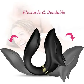 Klitorio Vibratorius G Spot Nešiojami Vibratoriai C Formos Stimuliatorius Suaugusiųjų Sekso Žaislai su Nuotolinio Valdymo Moterims ir Poroms