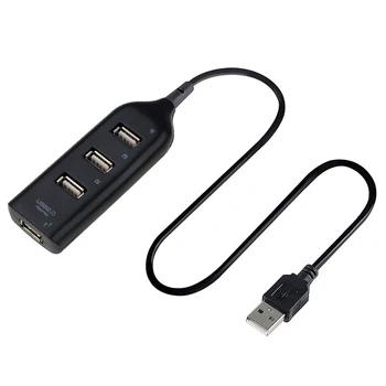 Daugiafunkcinis USB Šakotuvą, 5Mbps High Speed Multi USB 2.0 Splitter Patvarus Praktiškai Klasikinis 4 in 1 Maitinimo Expander Adapteris