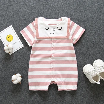 1-asis gimtadienis Naujagimiui mergaičių drabužių komplektus vasaros komplektai medvilne plona jumpsuit kūdikių kūdikių, mergaičių drabužiai juostele rompers