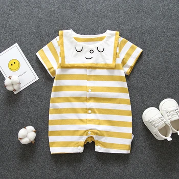 1-asis gimtadienis Naujagimiui mergaičių drabužių komplektus vasaros komplektai medvilne plona jumpsuit kūdikių kūdikių, mergaičių drabužiai juostele rompers