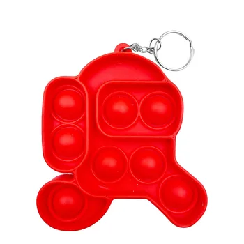 Vaikų, Suaugusiųjų Stumti Burbulas Fidget Jutimo Žaislas, Raktų Žiedas Švietimo Žaislai Paprasta Dimple Žaislas 2021 Mini Anti-stresas Pasirodo, Fidget Žaislai