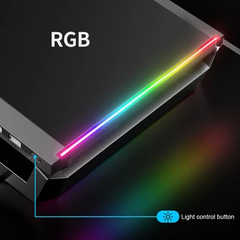 RGB Stebėti Stovi Stove 4 Uostų USB3.0 Įkrovimo Stalo Organizatorius Paramos Daugiafunkcį Bazės Laikiklį Universalus Kompiuterio Ekrane Stove