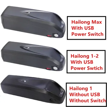 Originalus Hailong Max G80 Hailong 1-2 18650 21700 Baterija Atveju 36V 48V 52V 10Ah 12Ah 14Ah 16Ah 17Ah 20Ah 21Ah Ebike Baterijos Dėžutė