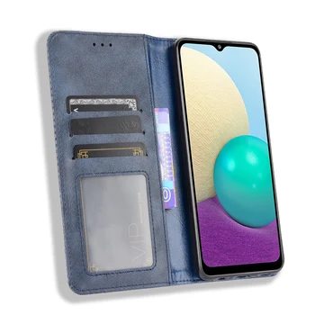 Samsung Galaxy A02 Atveju kokybės Odos Piniginės Odos Flip Case For Samsung Galaxy M02 A 02 Atveju Galaxy A02 M02 6.5