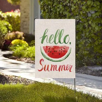 Naujas dvipusis Sodo Vėliavos Lauko Dekoratyviniai Kabinti Kviečiame Vasaros Sezono Reklama Sodo Ornamentu Namų Puošybai