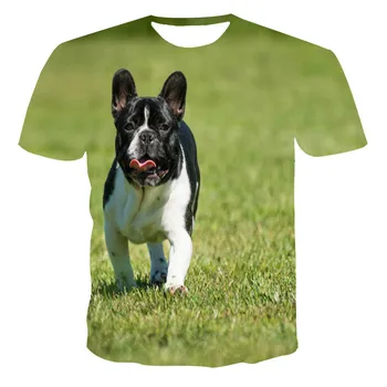 3D spausdinimo T-shirt 2021 mados kūrybos gyvūnų spausdinti marškinėliai vasaros berniukas ir mergaitė cute mažylis trumparankoviai marškinėliai