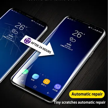 Hidrogelio Screen Protector For Samsung Galaxy S10 S10E S8 S9 S20 Plius Pilnas draudimas Apsauginės Plėvelės A50 A51 A70 A71 Nėra Stiklo