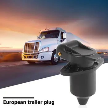 3 Pin Plastiko Priekabos Lizdas Europos Standartą Priekaba Jungtys 3 Būdas Sunkvežimių Furgonų Priekabos Kablys Adapteris