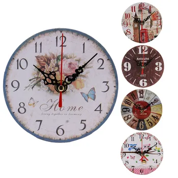 Laikrodžiai, Namų Dekoro Vintage Stiliaus Antikvariniai Medienos Sieniniai Laikrodžiai, Namų Virtuvės, Biuro Didelis Sieninis laikrodis Kambarį Modernus Dizainas