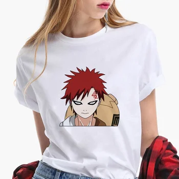Summe Nauji marškinėliai Jaunų Sakura Spausdinti Anime Naruto Moterų Marškinėlius trumpomis Rankovėmis Streetwear marškinėliai Plius Dydis Harajuku Tee Viršūnės