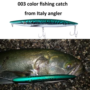 Hunthouse žvejybos masalas stickbait topwater pieštuku jaukų sunku masalas suvilioti bass 195mm 44g jūros ešerys blobfish