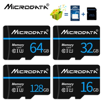 Didelės spartos micro sd korteles 4GB 8 GB 16 GB 32 GB, 64 GB atminties kortelę cartao memoria de 128 GB klasės 10 mini 