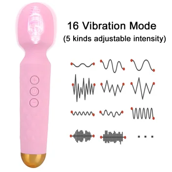 IKOKY Sekso Parduotuvė AV Stick Vibratorius Klitorio Stimuliatorius Magic Wand Belaidžio Vibratorių Sekso Žaislai Moterims