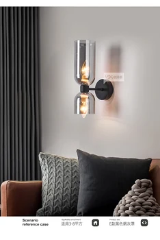 Šviestuvas Sieniniai Šviestuvai Modernios LED Sconce Žibintus, Namų Miegamojo Lovos Kambarį Eilėje Veranda Žibintai Patalpų Apšvietimas AC90-260V