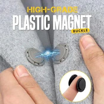 Aukštos kokybės Nematomas Plastiko Magnetas Mygtuką 5VNT Su Fsewing Nustatyti Sagtis Aprangos Dekoravimo, Siuvimo rankų darbas