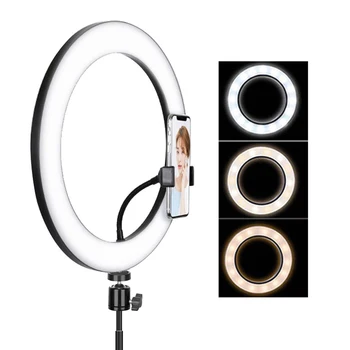 6.2/8/10/12 colių Žiedas šviesos lempos Ringlight Fotografijos Užpildyti Šviesos 1.47 M Trikojo Pritemdomi Selfie LED Šviesos Žiedas 