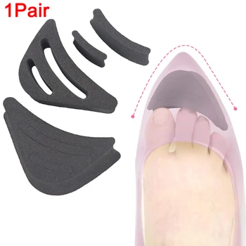 1pair iš sponge priekinių kulniukų įdėta kojų plug pusė priekinė pėdos padas skausmas batai didįjį pirštą priekiniai ilgi batai pagalvėlių, aukšti kulniukai, priekiniai plug