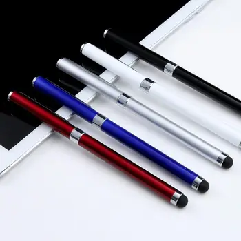 Universalus Capacitive Ekrano Caneta Touch Pen 2 In 1 Stylus Piešimo Tablet Rašikliai Mobiliesiems Android Telefonas Smart Pieštuku Priedai