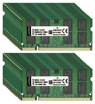 10X2GB PC2-6400S DDR2 533 667 800MHz 200pin 1.8 V SO-DIMM NAUDOJAMOS RAM Laptop Memory Didmeninės kainos