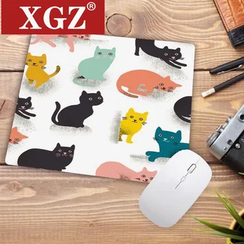XGZ Mažos Pelės Mygtukai Funny Cat Dažymas Žaidimas Greičio Guma Non-slip Linijiniai Didelis Skatinimo Rusija CSGO