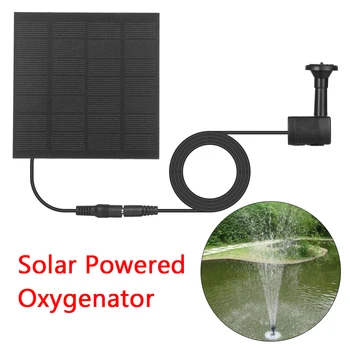 1Set Energijos taupymo Saulės energija Varomas Oxygenator Akvariumas Deguonies Siurblys, Saulės Energijos Skydelis, Vandens Pompa, Sodo Fontano Baseinas Žuvų Tvenkinys