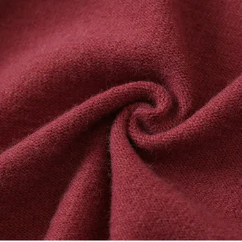 2020 Naujų Rudens Moterys Vintage Megztinis Kailis V Kaklo Kietas Prarasti Trikotažas Vieną Krūtinėmis Atsitiktinis Megzti Megztinis Outwear Sueter Mujer