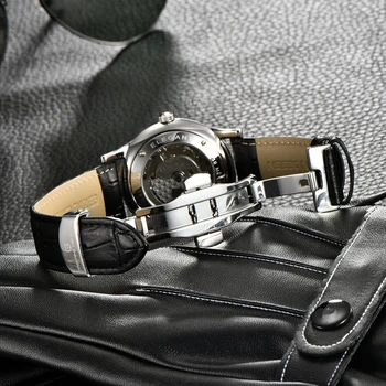 PAGANI DESIGN2021 Vyrų Klasikinio Mechaninis laikrodis atsparus Vandeniui Laikrodis Pora Atsitiktinis Mados Sporto Odos Automatinis laikrodis Laikrodis