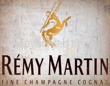 Rémy Martin Šampano derlius METALO SKARDOS PASIRAŠYTI SIENOS PLAKATAS LENTA