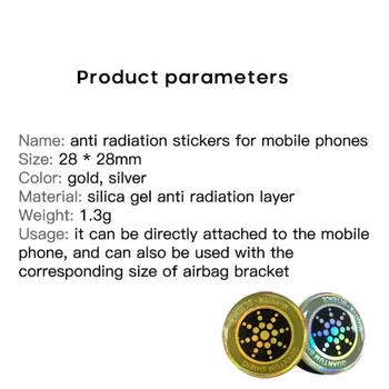 1PC Mobilusis Telefonas Radiacinės Saugos Lipdukas Anti-Radiacijos Apsaugos Lipdukas, Mobiliojo Telefono, Apsaugos, Aksesuarai